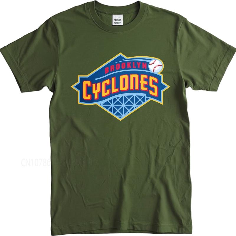 Brand summer Women t shirt Brooklyn Cyclones Baseball Logo Design Short Sleeve Workout Round Neck Teeshirt cotton teeshirt