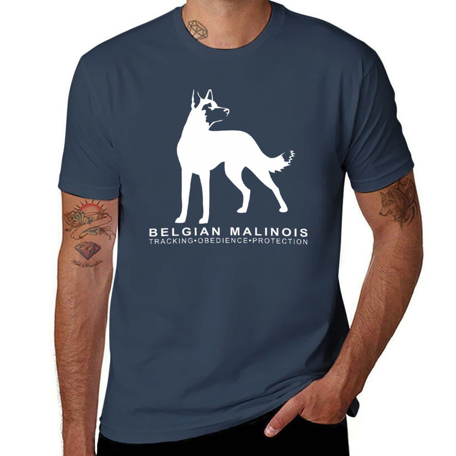 Belgian Malinois Schutzhund NickerStickers on Redbubble TShirt Long Lasting Casual TShirt S