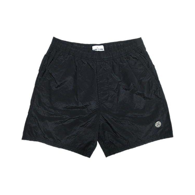 

Stone Island Patch Logo Swim Shorts Black Men Swimwear 7415B0943-V0029 M
