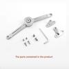 2 Pcs Soft-Closing Door Panel Support Hinges Stay,Can Be Stopped at Will,Folding Cover Support, Used for Heavy Duty