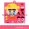 Kindergarten DIY Non-Woven Facial Expression Stickers Puzzle Pack