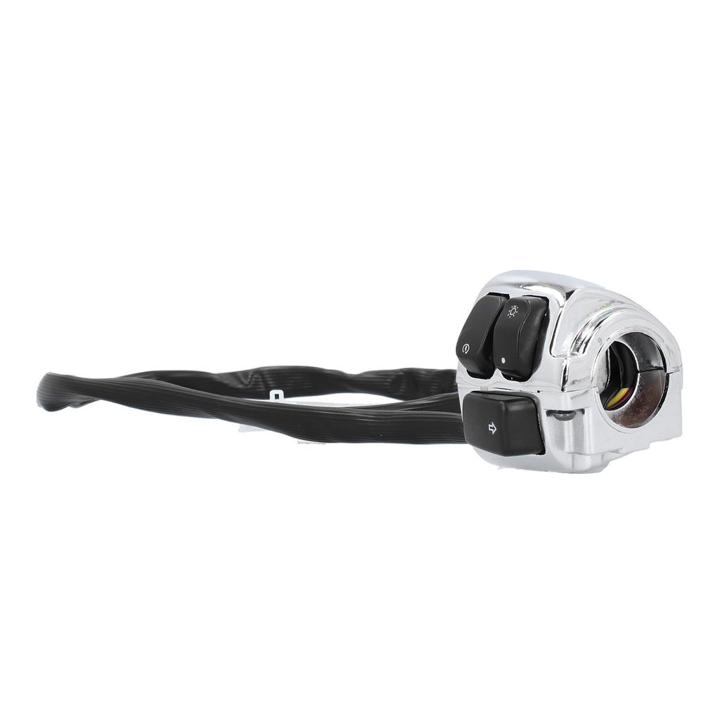 2pcs 1in Motorcycle Handlebar   Headlamp Turn Signal Horn Gear Control Button  