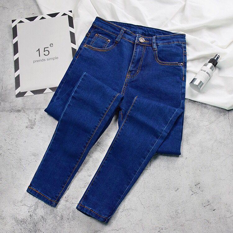 Damen High-Waist Jeans mit Samtfutter, geradem Bein - Schlankmachend, Petite, Figurschmeichelnd, Neun-Punkt-Länge, Trendiger Herbst-/Winter-Stil.