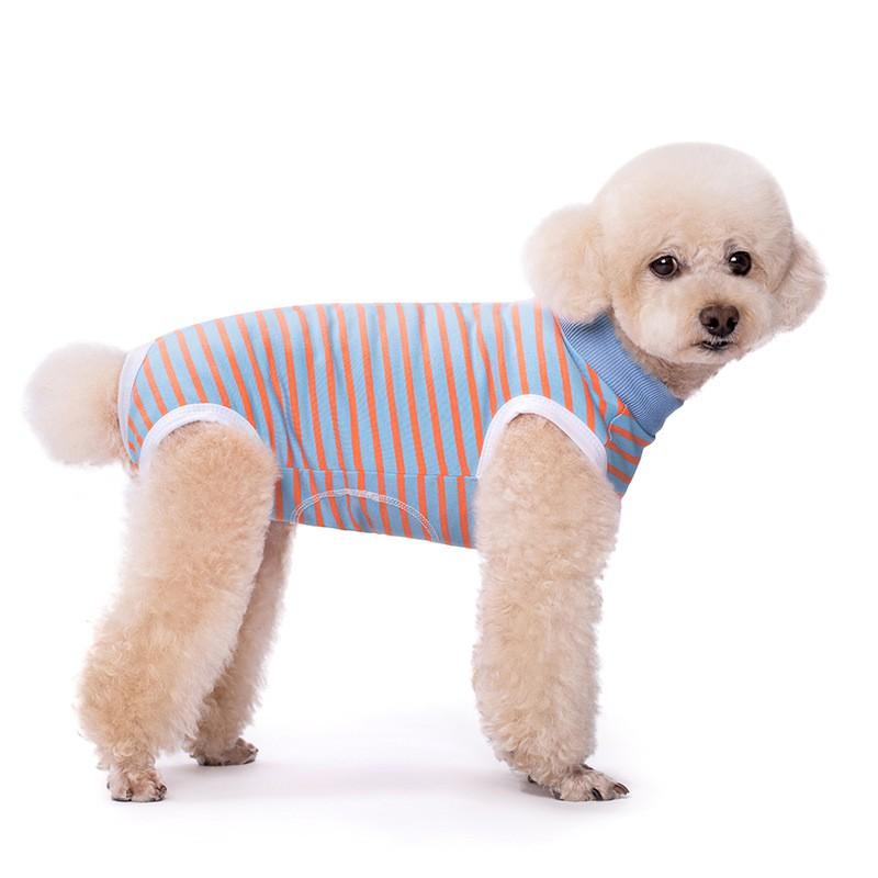 Pet Dog Vest Protection Post-Spay Surgery Nursing Puppies Warmth Casual Cotton Blend Sleeveless Top