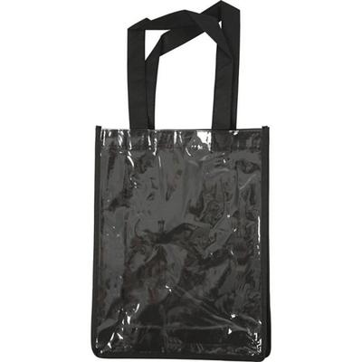 Tote Bag - Not Specified - Black - 23 X 30 X 7 Cm - Customizable - Transparent Pocket