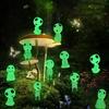 10Pcs/Set Micro Landscape Luminous Elves Mini Figures Tree Elf Ornaments Glowing Alien Resin Statue Glow In The Dark Toys Gifts