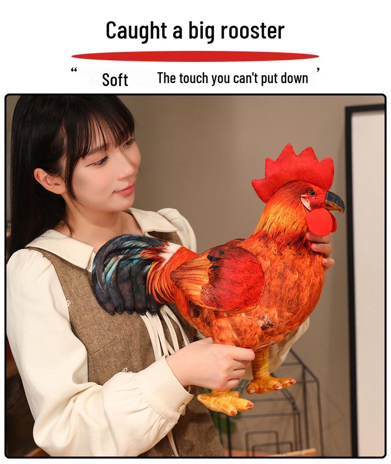 Zodiac Rooster Plush Doll: Cross-Border Simulation Toy