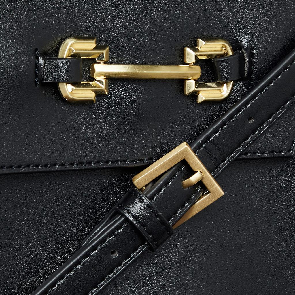 Square Shoulder Compact Black 3 [Rename] Bag, Crossbody, Bag, Men's/Women's,