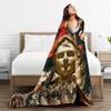 Napoleon Bonaparte Crossing the Alps Fleece Throw Fashion Blanket Art for Home Knitted Fashion Blanket Car Lightweight Multifunction
