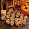 Window Display Gothic Decor 20Pcs Creative Miniature Skull Figurines, Cool Statues for Garden Bonsai Ghost Festival Table Accents Decoration,
