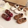 Anti-slip Shoes - New Style Girls' Retro Shoes with Soft Sole and Single Shoe Design