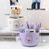 Chic Rotating Pen & Makeup Brush Holder for Students