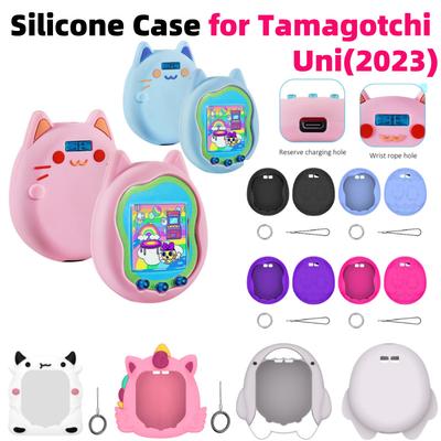 Silicone Cover Case Cartoon Protective Cover for Virtual Interactive Pet Game Machine Protective Sleeve Shell for Tamagotchi Uni