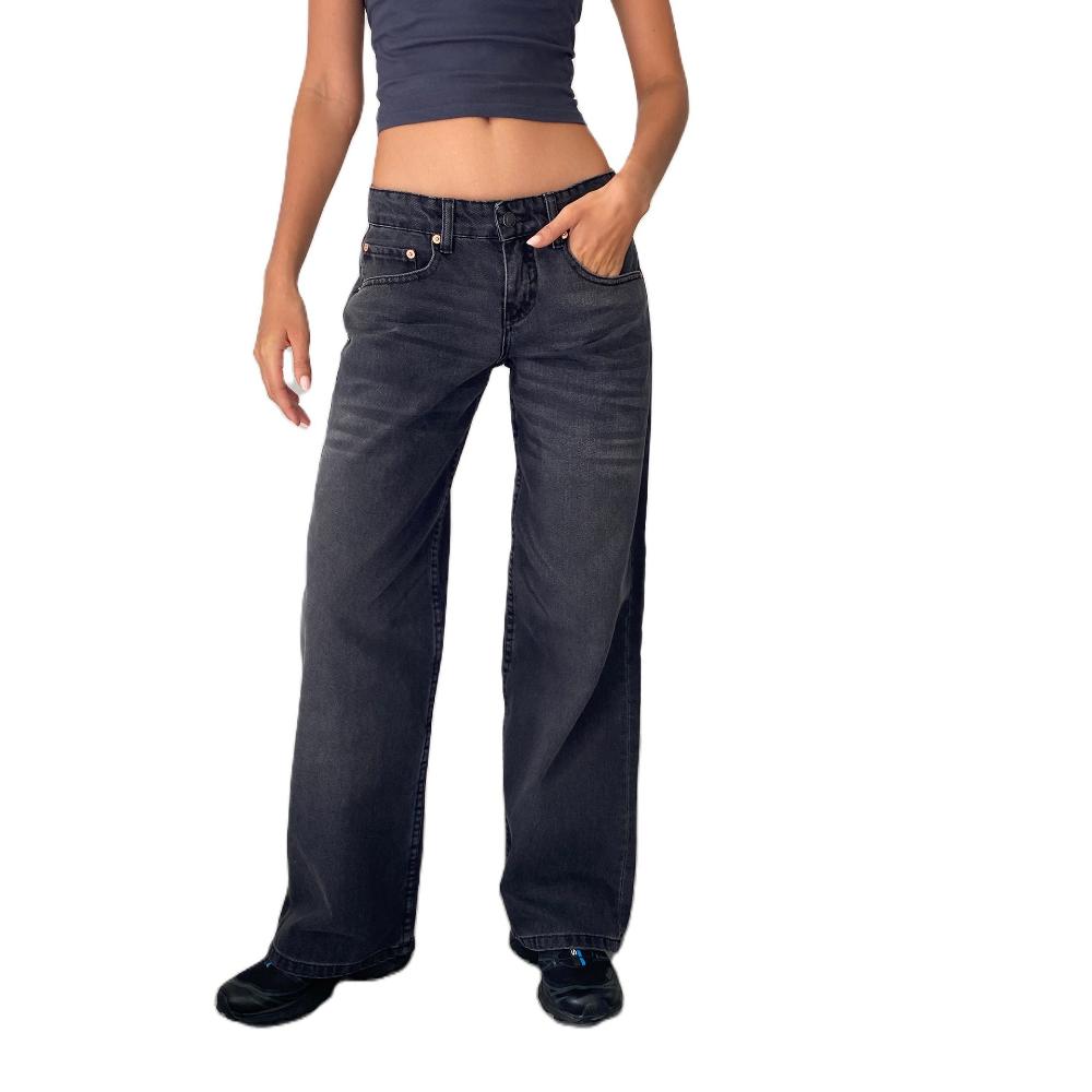 Hochwertige grenzüberschreitende Jeans für europäische und amerikanische Frauen Amazon Temu Neue Damen Straight Jeans