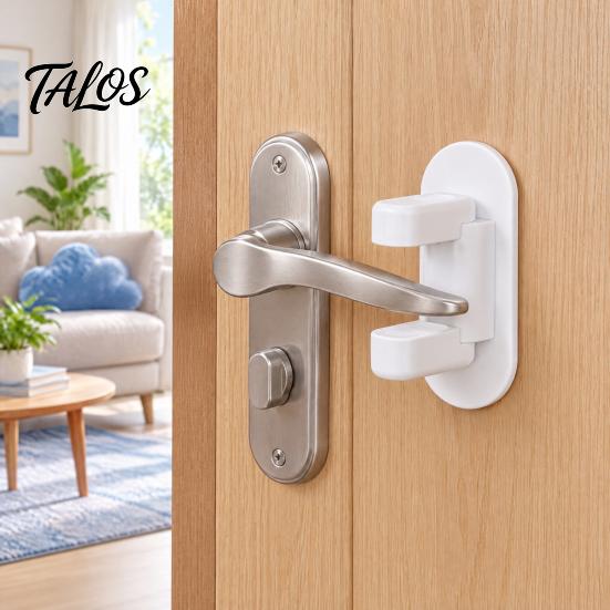 Toddler Safety Lock for Doors Door Lever Handle Child Safety, Baby Proofing Guard, Childproof Durable ABS Plastic Levers Lock, Prevent Opening
