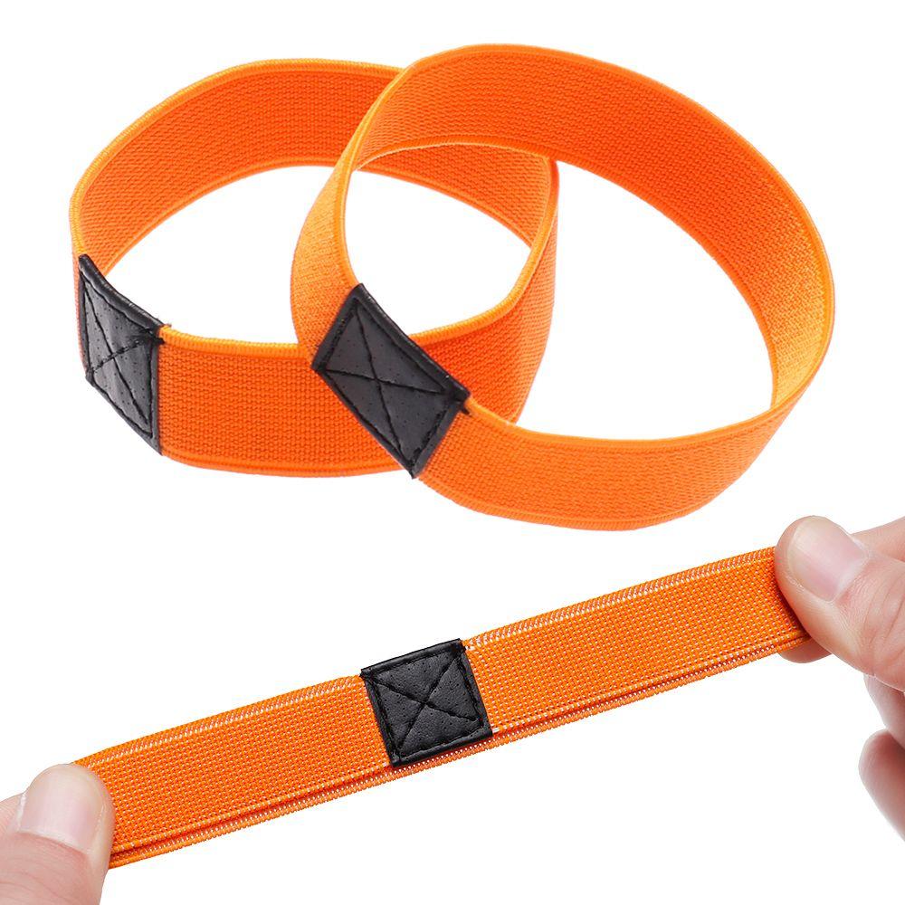 1 Pair Solid Color Anti-loose High Elastic Shoes Band Hold Loose High Heels Shoe Lace Shoe Straps