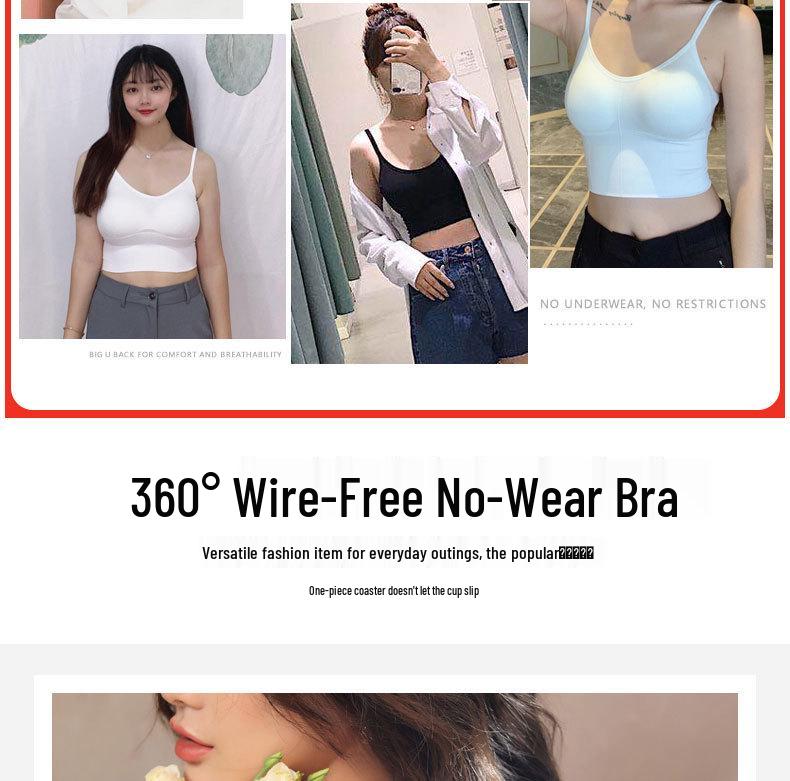 Women's U-Neck Tank Top with Chest Pad - Stylish Summer Design for Concealing Underarm Area