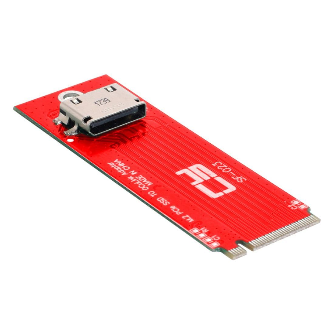

Chenyang Host to Oculink Adapter for 2260mm 2280mm PCIe Nvme SSD PCI-E 3.0 M.2 M-Key SFF-8612 SFF-8611