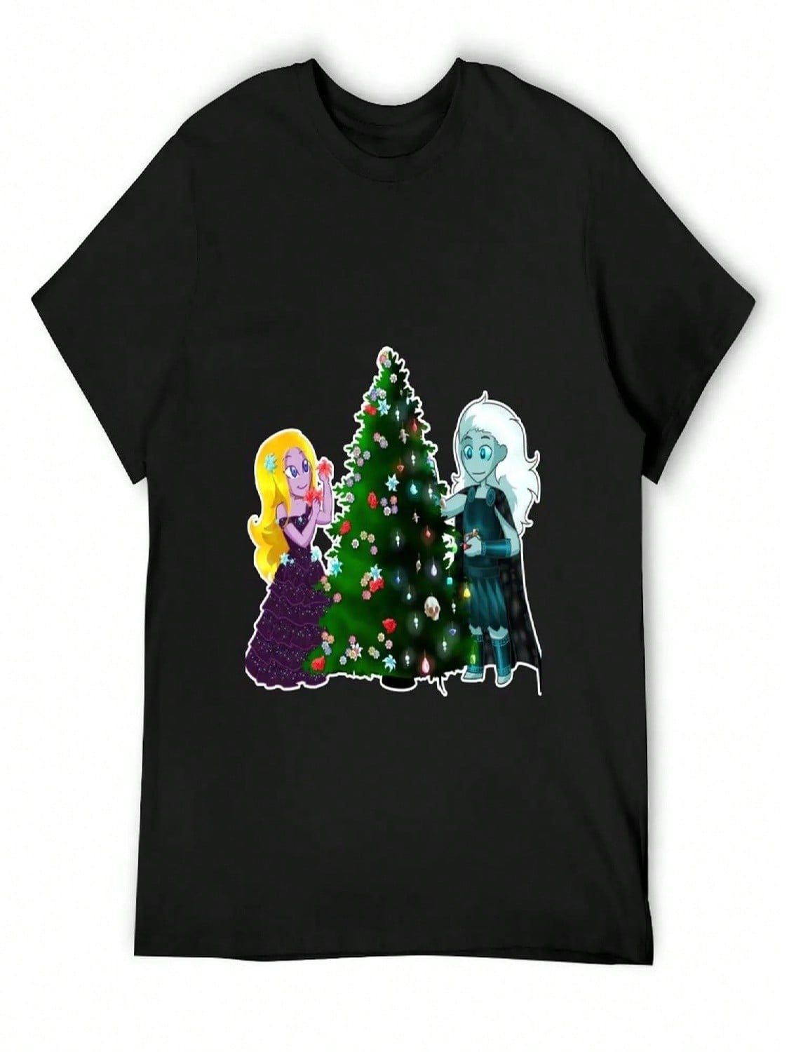 Christmas In Hades T-Shirt Quick Drying Hippie Clothes Graphic Tee Shirt unisexs Graphic T-Shirts Anime S разноцветный