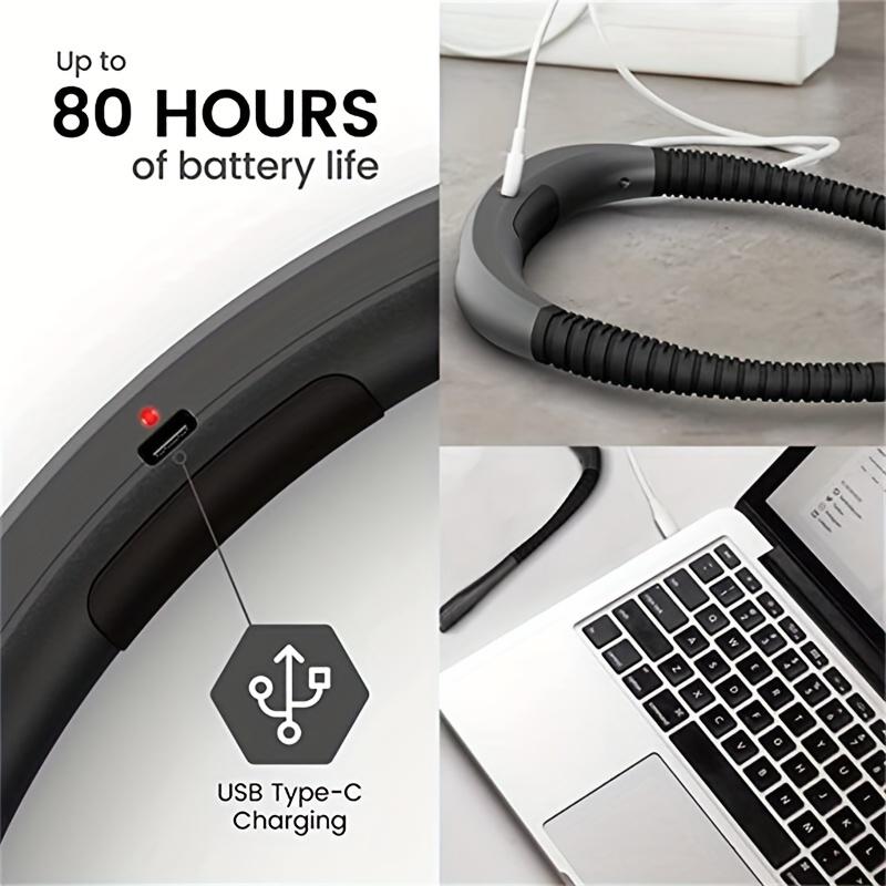 Neck Reading Light Book Light for Reading In Bed Bendable Long Lasting Portable USB Rechargeable Novelty Flexible Book Lighting