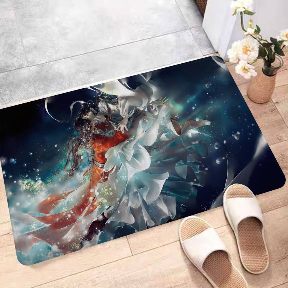 Chinese Heaven Officials Blessing Hallway Carpet Washable Non-Slip Living Room Sofa Chairs Area Mat Kitchen Doormat Area Rug