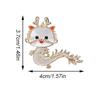 Cartoon Imitation Shell Dragon Brooch For Women Chinese Zodiac Dragon Badge Cute Animal Pins Clothing Accessories Jewelry Gift