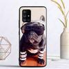 Soft Phone Cover For Samsung Galaxy A32 A12 A52 A53 A22 5G A11 A21S A50 A10S A20E A30S A40 A51 A70 A71 CASE Lovely Pug Dog