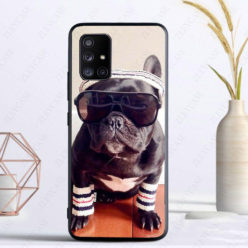 Soft Phone Cover For Samsung Galaxy A32 A12 A52 A53 A22 5G A11 A21S A50 A10S A20E A30S A40 A51 A70 A71 CASE Lovely Pug Dog