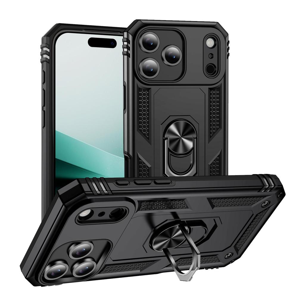For iPhone 17 Promax 16 15 14 13 Pro Max Cases Phone Cover Shockproof Case Kickstand Ring Magnetic Cover