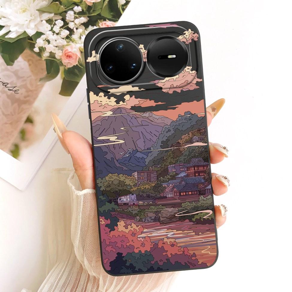 Casing For Huawei Nova 15 Pro Cover Silicone Luxury Fashion Flowers Kawaii Cute Painted Shockproof Case For Huawei KLE-AL00U