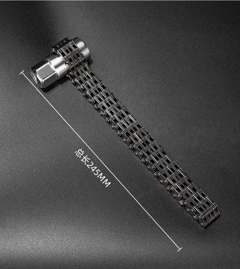 Regulowany antypoślizgowy klucz do filtrów oleju z trzema szczękami do wkładów oczyszczaczy wody