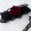 Halloween Flower Garter with Pirate Daggers Leg Rings Swords Leg Holsters for Women Halloween Pirate Dressing Up Props