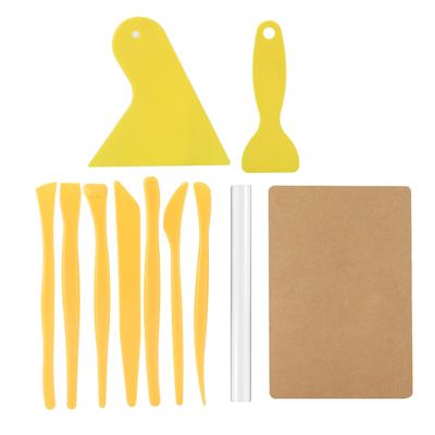 11 ks Hliněné nástroje DIY Ručně vyráběné Zajímavé modelovací příslušenství pro řemeslné projekty