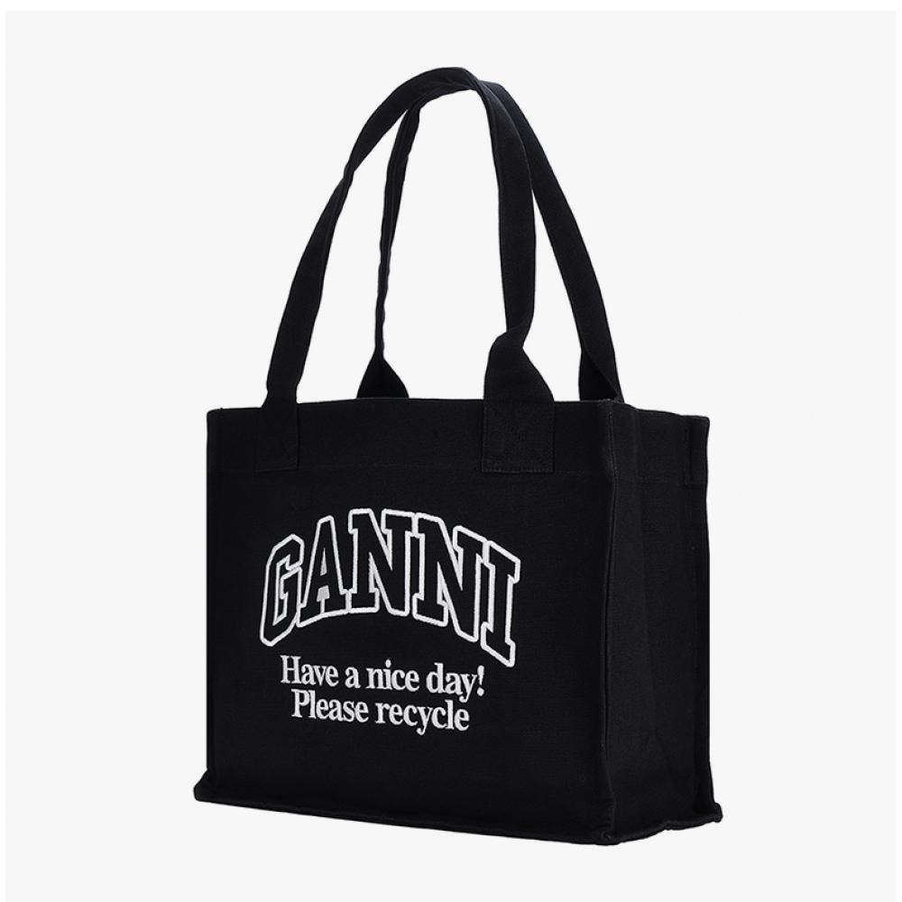 Ganni Easy Large Shopper Tote Bag A6647 252