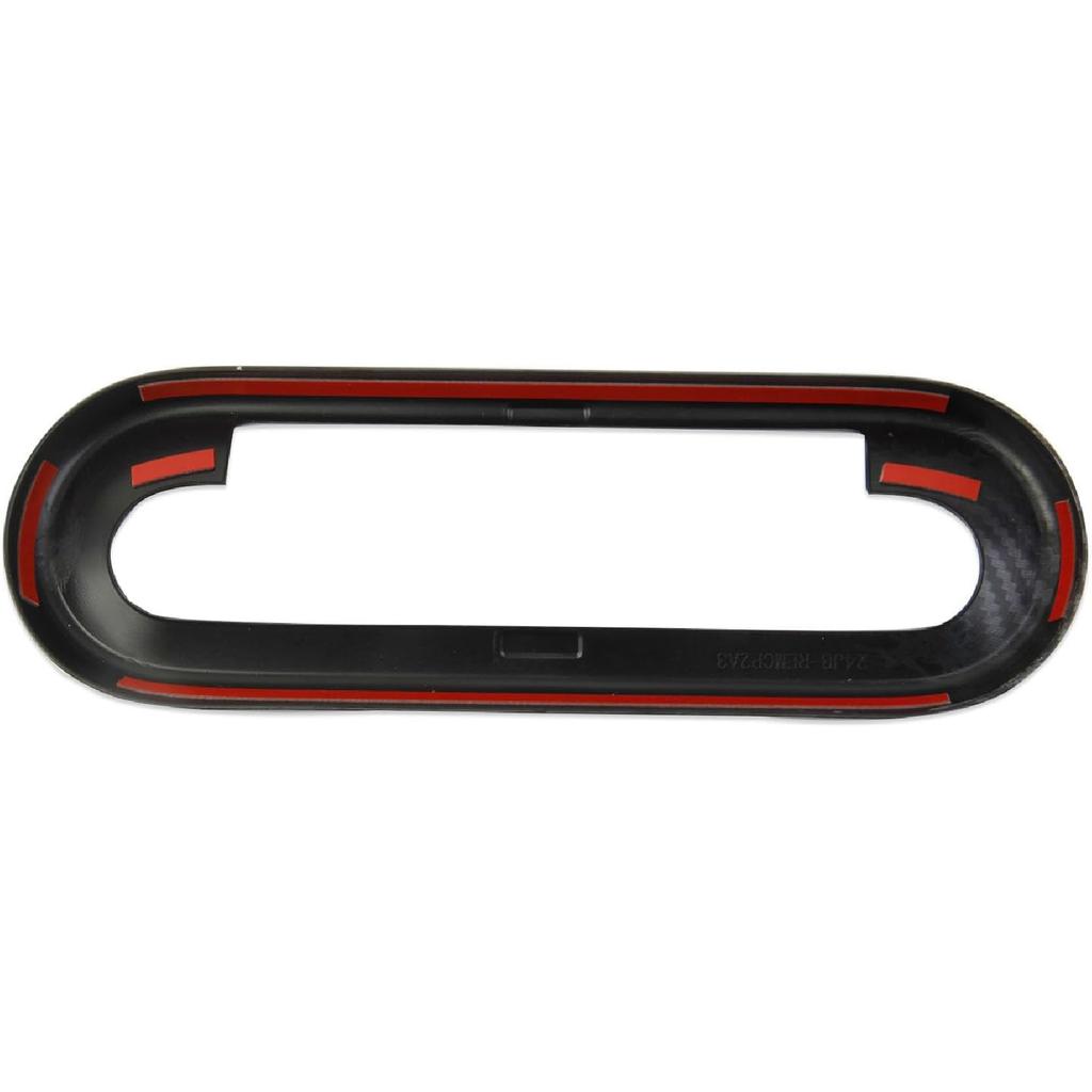 Crosselec Carbon Fiber Style Center Console Air Conditioner Switch Knob Panel Cover Trim Accessories for 2025 Mini