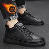 Men's Shoes New Autumn Breathable Waterproof Anti-skateboard Shoes Men's Casual Leather Shoes Black Work Labor Insurance
