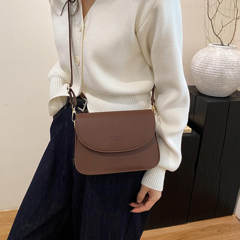 Trendy Small Shoulder Crossbody Bag For Women In Stylish Black Brown And Coffee Colors
