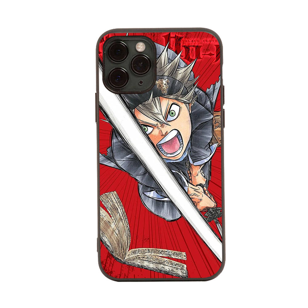 Case for OPPO Reno 8 6 5 Pro Find X3 A17 A3 A31 A38 A40 A53 A54 A55 A74 A76 A78 A77 A80 A94 A95 A96 Lite Black Sofe Cover WI79 Black Clover