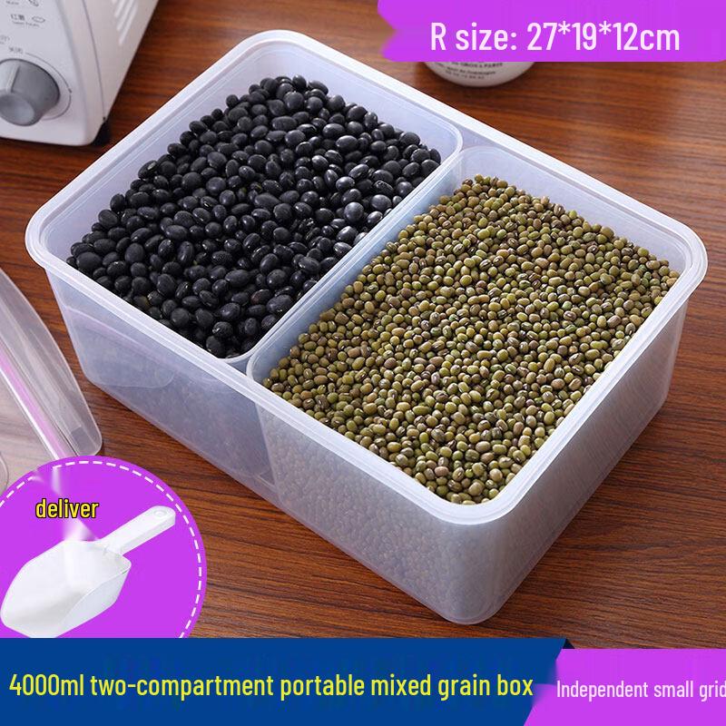 

Portable 4L Divided Food Storage Container