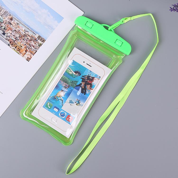 Luminous Waterproof Phone Pouch: Touchscreen, Dive-Friendly for Beach, Swimming, Rafting, and Riding