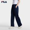 Fila Heritage Trendy Versatile Sports Casual Pants Women Bottoms Cigarette-Blue F11W628603FDB