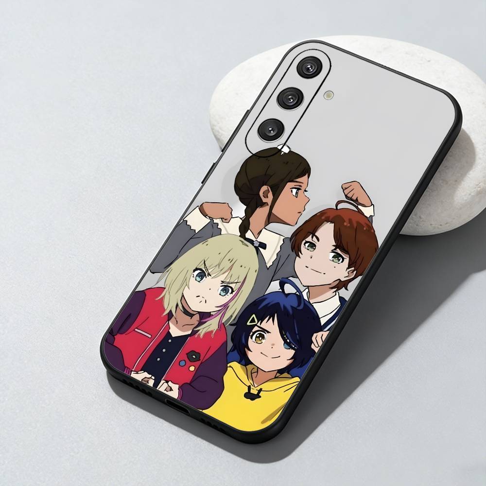 

WEP Anime W-Wonder Egg P-Priority Phone Case For Samsung Galaxy A73,A72,A71,A70,A52,A51 Others Soft Black Cover Samsung a70