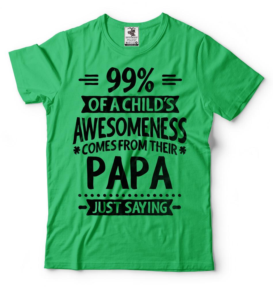Gift For Papa Fathers Day Shirt Grandpa Birthday Christmas Papa Gifts Father