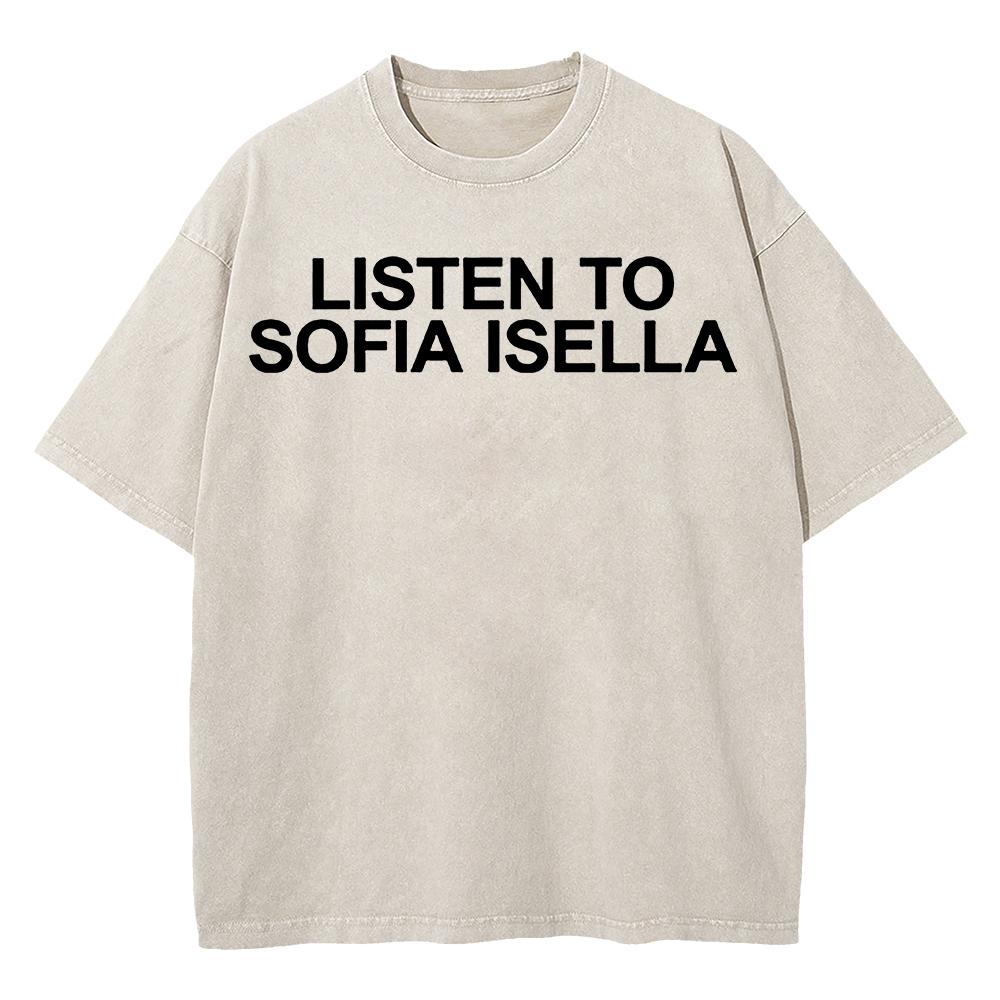 

Cotton Vintage Washed Sofia Isella Im Camera Dogs Dinner T Shirt MenWomen Bunny The Glow Oversize Acid Wash Tees Shirts S