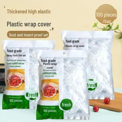 Engångs PE-skålskydd av livsmedelskvalitet: Ekonomiskt Elastiskt Matfolieset