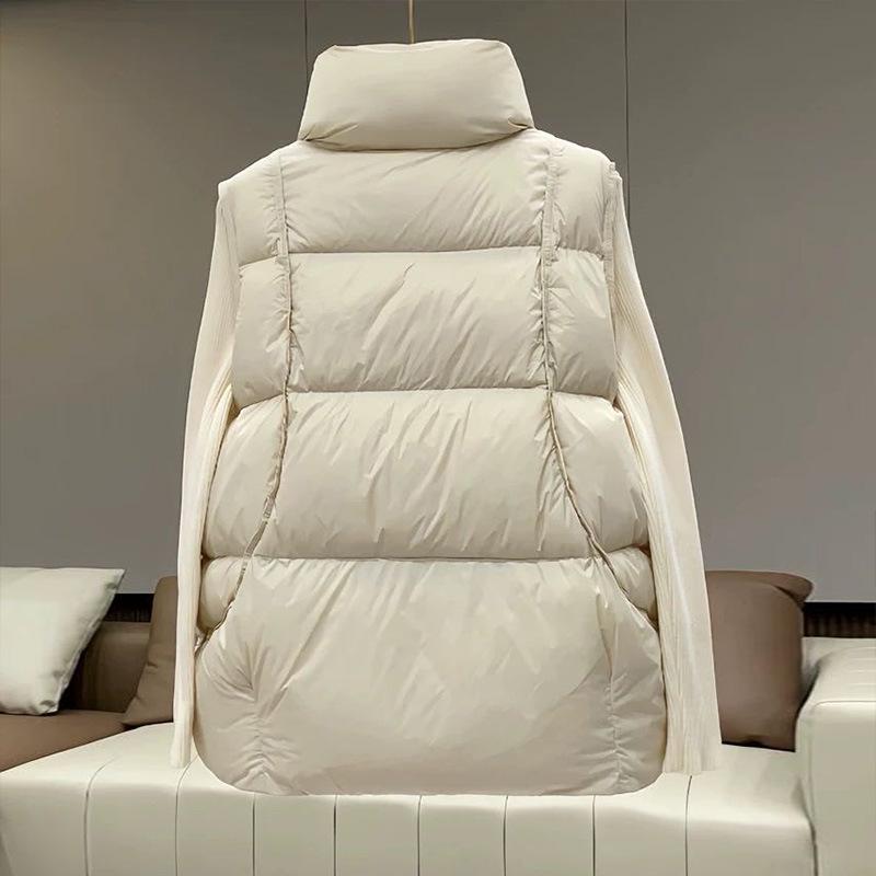 2025 Women's Lightweight Down Vest: Slimming Design, Stylish Outerwear