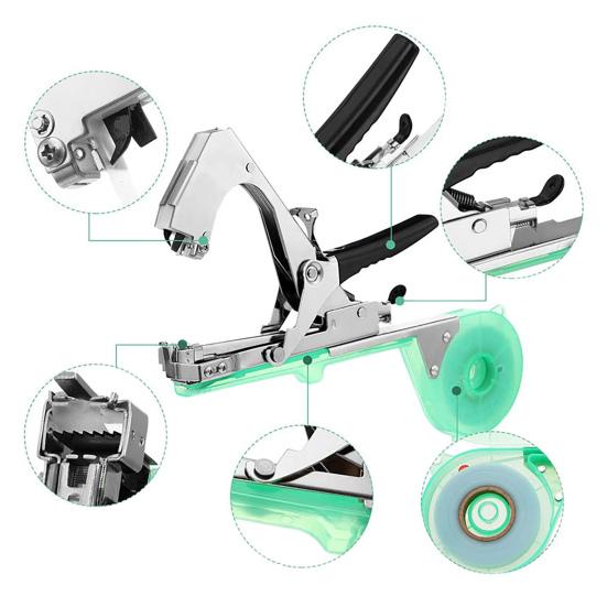 Labor-saving Plant Tying Machine One-handed Operation Hand Tools Professional Gardening Tape Tool for Vegetable