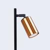 Lampa Biurkowa Czarna Nowoczesna Miedziany Klosz Winx 1Xgu10 10W Sl.1381 Sollux Lighting
