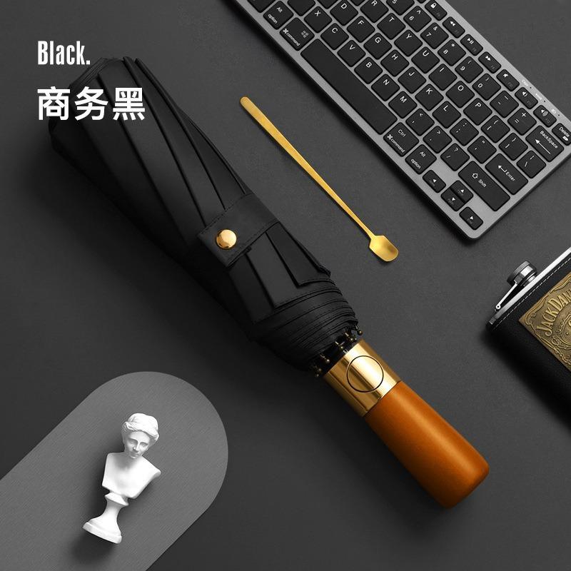 Umbrella Customized Manual Automatic Folding Umbrella Sunscreen Umbrella Weather and Rain Business Advertising Umbrella Wholesale Printable LOGO