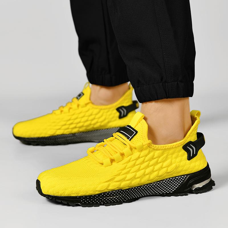 Übergröße 48 Leichte Atmungsaktive Freizeit-Sportschuhe Aus Netzstoff Herren Sneaker